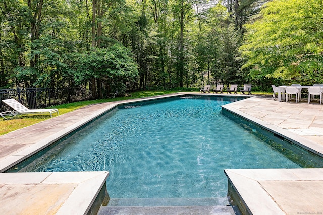 33 Sentry Hill Rd, Roxbury, CT 06783 - outdoor pool with a patio