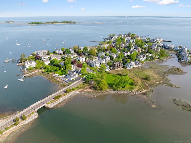 38 Yarmouth Rd, Norwalk, CT 06853 - aerial view of property's location with a large body of water and nearby suburban area