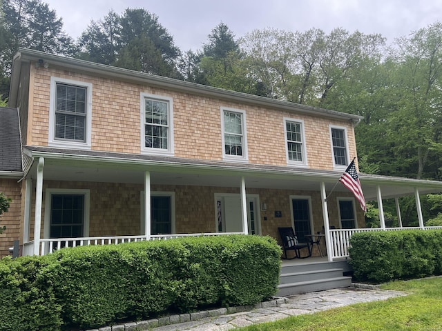 18 Tunnel Rd, Roxbury, CT 06783 - view of front of home featuring a porch