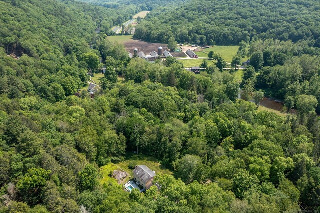 18 Tunnel Rd, Roxbury, CT 06783 - aerial view of a heavily wooded area