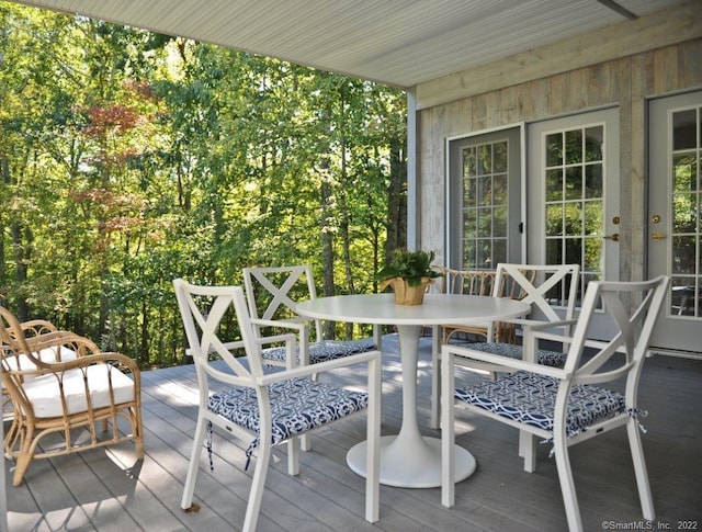 45 Moosehorn Rd, Roxbury, CT 06783 - deck featuring outdoor dining space