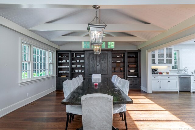 10 Sunny Ridge Rd, Washington, CT 06793 - dining room with baseboards and dark wood-type flooring