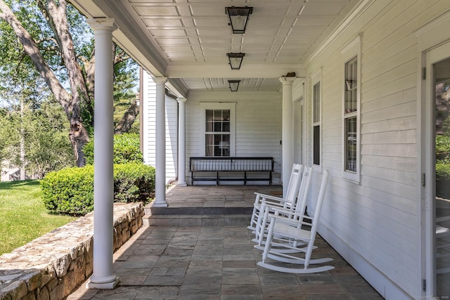 10 Sunny Ridge Rd, Washington, CT 06793 - view of covered porch