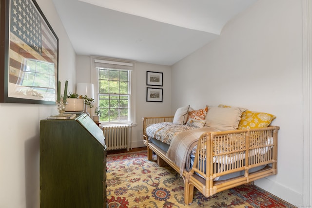 4 Lime Rock Holw, Salisbury, CT 06039 - bedroom with radiator heating unit, baseboards, and lofted ceiling