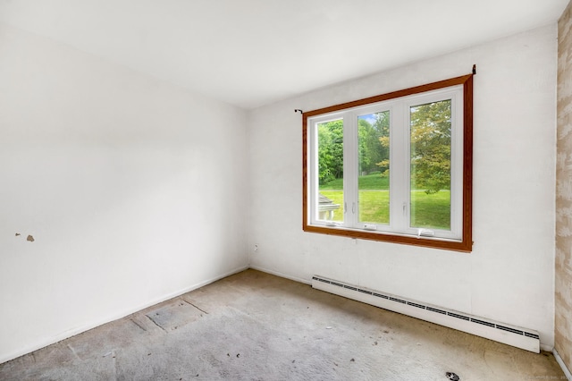 18 Hillcrest Dr, Somers, CT 06071 - carpeted empty room with a baseboard radiator