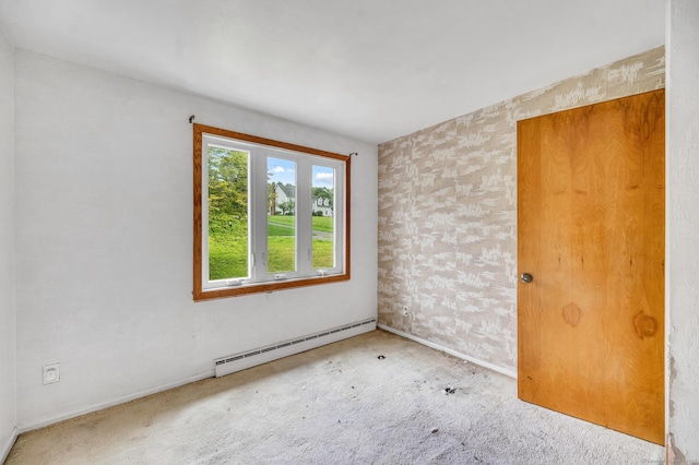 18 Hillcrest Dr, Somers, CT 06071 - carpeted spare room with baseboard heating and baseboards