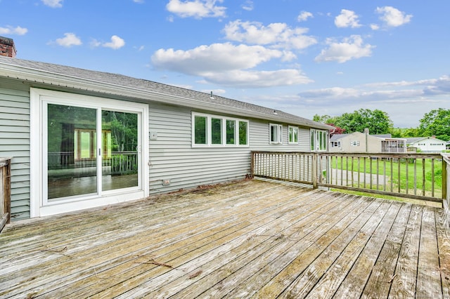 18 Hillcrest Dr, Somers, CT 06071 - view of wooden terrace
