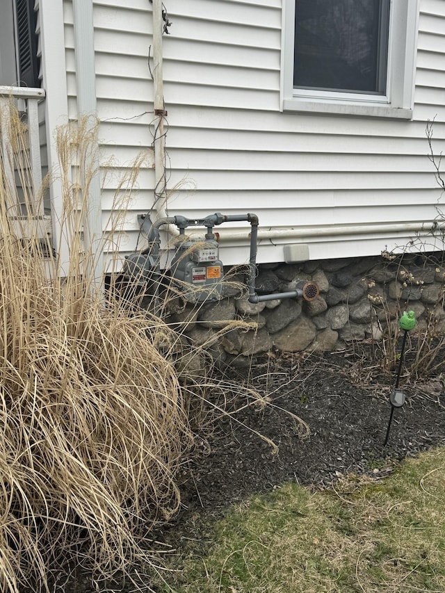100 Ridgefield Ave, Waterbury, CT 06705 - exterior view of gas meter