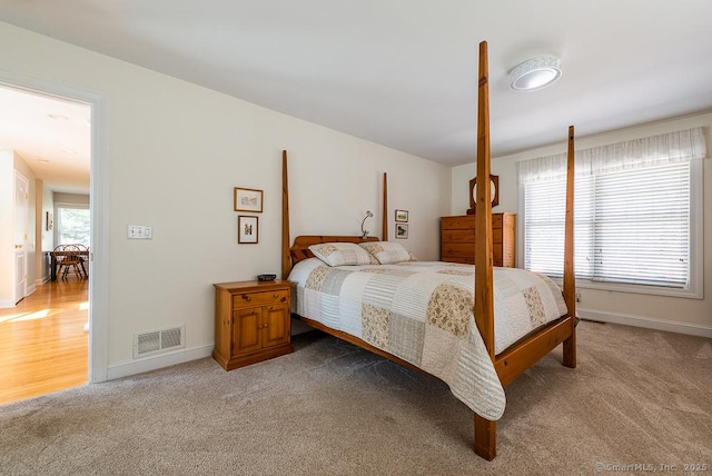 88 Sconset Ln, Guilford, CT 06437 - bedroom with visible vents, baseboards, and light colored carpet