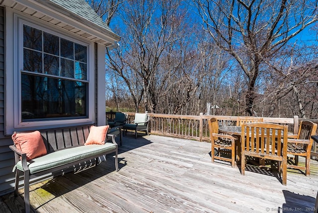88 Sconset Ln, Guilford, CT 06437 - deck featuring outdoor dining area