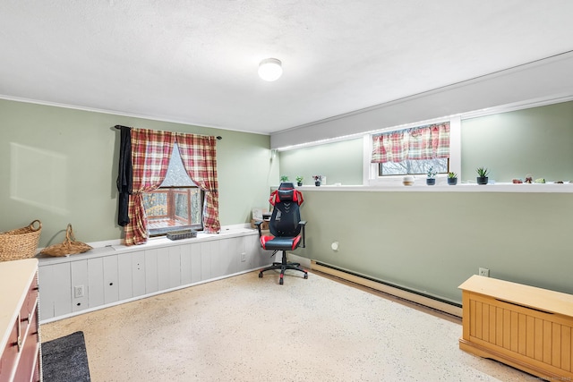 20 Sunrise Trl, East Lyme, CT 06333 - unfurnished office featuring a baseboard radiator