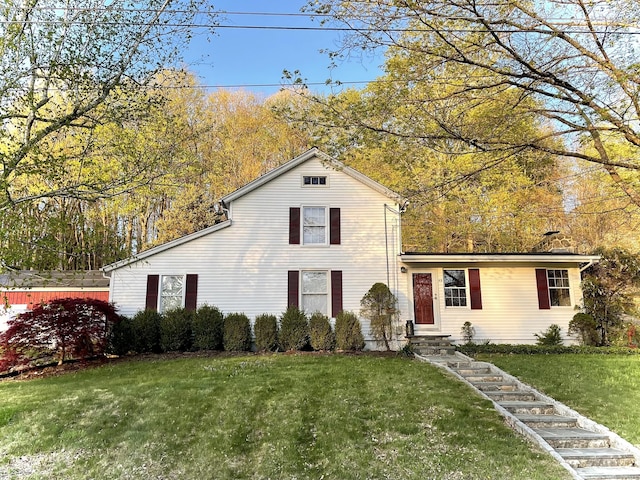 49 Taylor Rd, Bethel, CT 06801 - traditional-style house featuring a front lawn