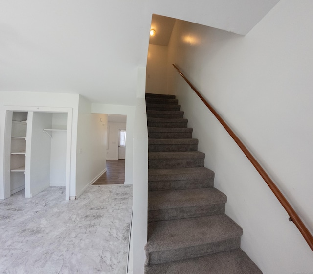 view of stairs