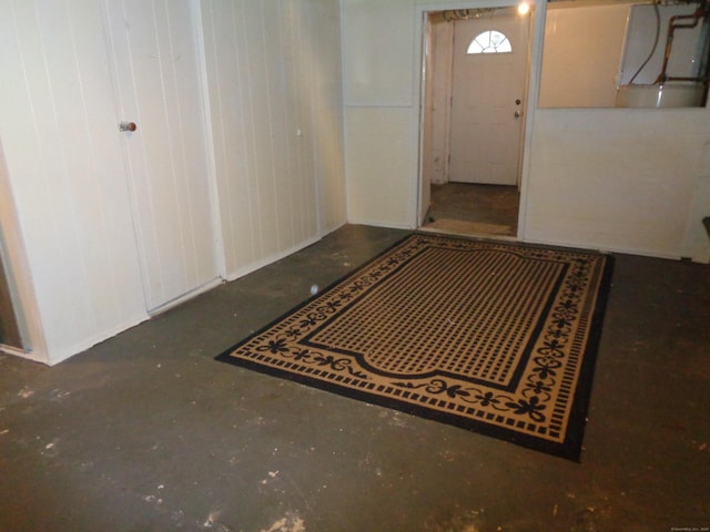 426 Courtland Ave Apt 1, Stamford, CT 06906 - foyer entrance with concrete flooring