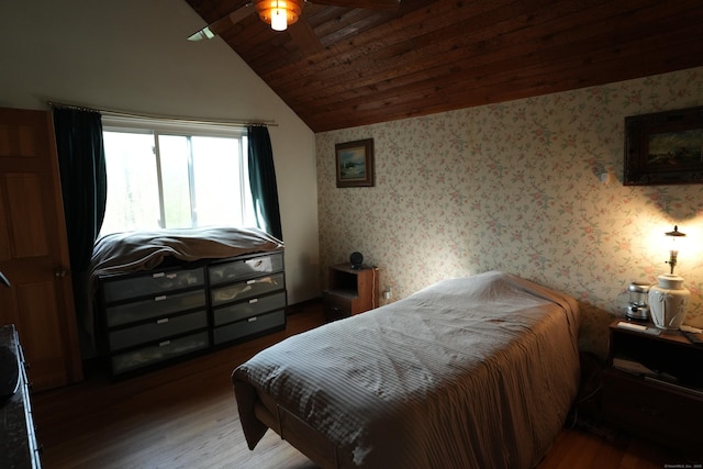 953 Rainbow Trl, Orange, CT 06477 - bedroom featuring wood finished floors, lofted ceiling, and wooden ceiling