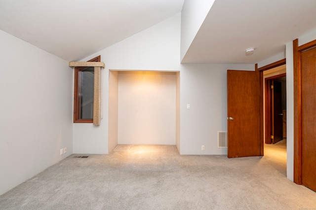 41 Seeley Rd, Trumbull, CT 06611 - unfurnished room featuring carpet floors, lofted ceiling, and a smoke detector