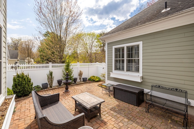 2 Pennington Dr Unit 2, Simsbury, CT 06070 - fenced backyard featuring a patio area
