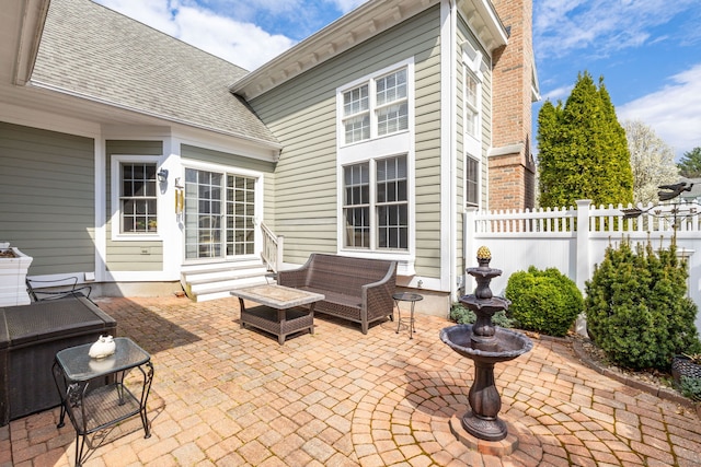 2 Pennington Dr Unit 2, Simsbury, CT 06070 - view of patio with entry steps and an outdoor hangout area