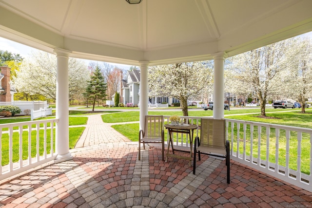 2 Pennington Dr Unit 2, Simsbury, CT 06070 - porch featuring a yard and a residential view