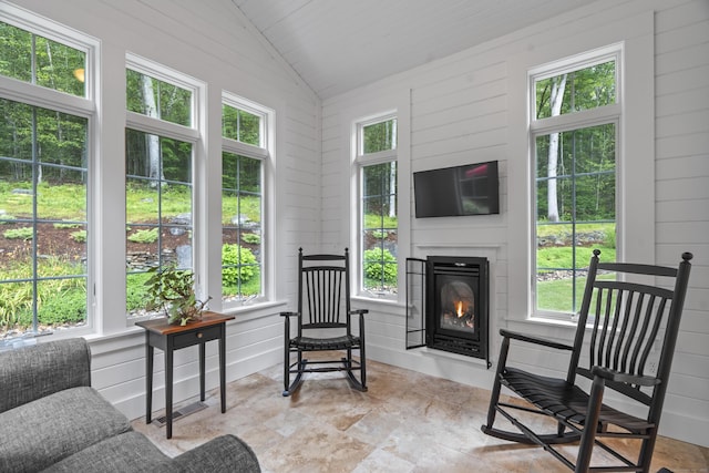 301 Fox Hopyard Rd, East Haddam, CT 06423 - sunroom with vaulted ceiling