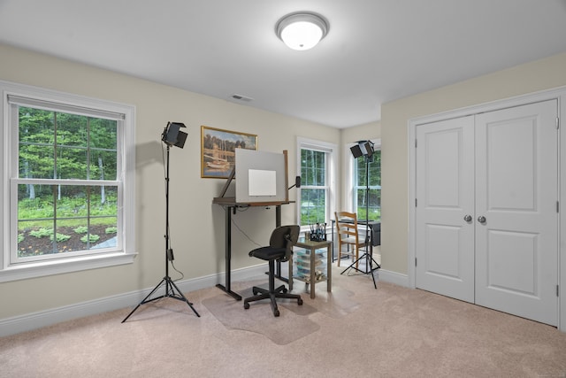 301 Fox Hopyard Rd, East Haddam, CT 06423 - carpeted office space featuring healthy amount of natural light