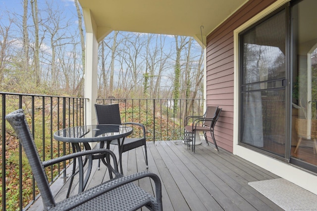 view of deck