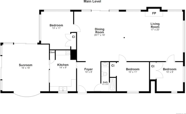 7 Ford Rd, Newtown, CT 06482 - floor plan / room layout