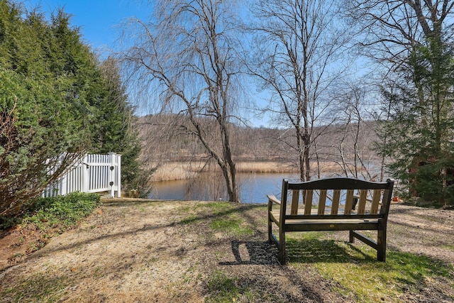 7 Ford Rd, Newtown, CT 06482 - view of yard featuring a water view and a wooded view