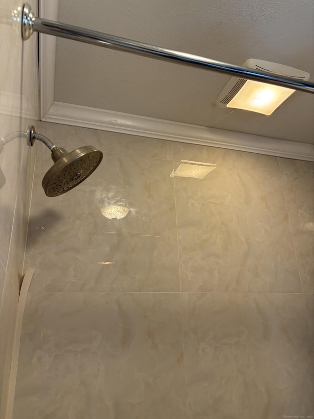 133 Traverse St, Waterbury, CT 06704 - interior details featuring tiled shower