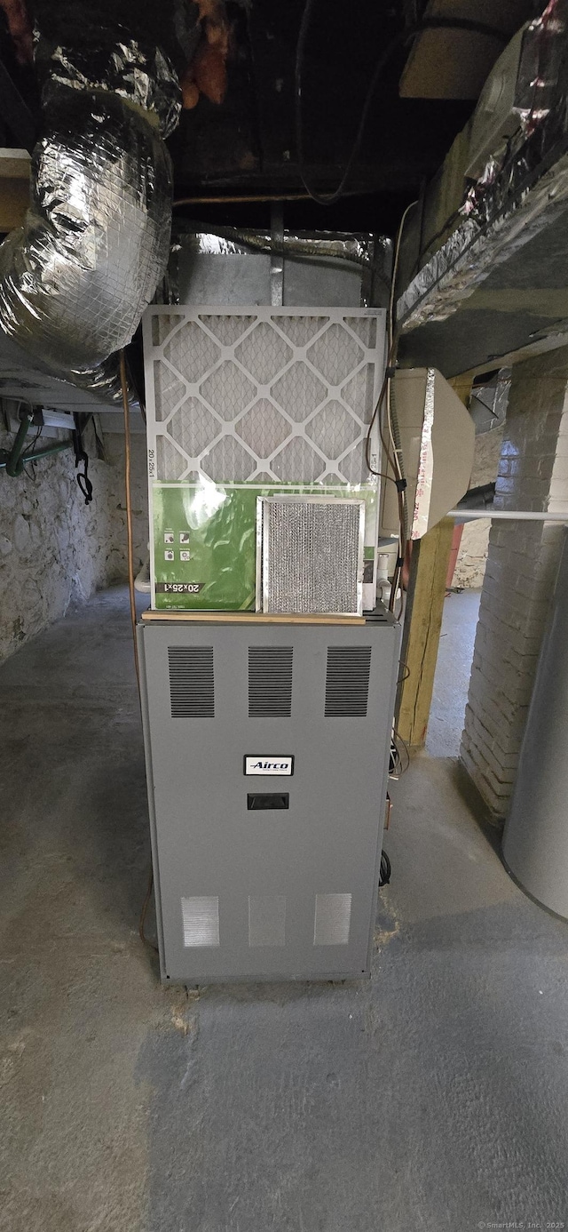 view of utility room