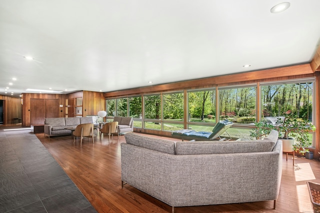 71 Boulderol Rd, Stamford, CT 06903 - living area featuring recessed lighting and wood finished floors