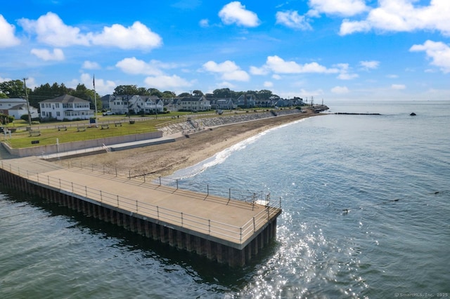 37 Woodland Dr, Old Saybrook, CT 06475 - dock area featuring a water view