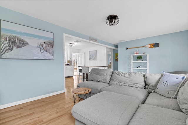 37 Woodland Dr, Old Saybrook, CT 06475 - living area with light wood-style flooring and baseboards