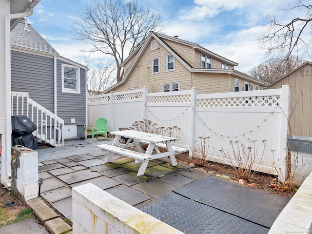 37 Woodland Dr, Old Saybrook, CT 06475 - view of patio / terrace with a grill and outdoor dining area