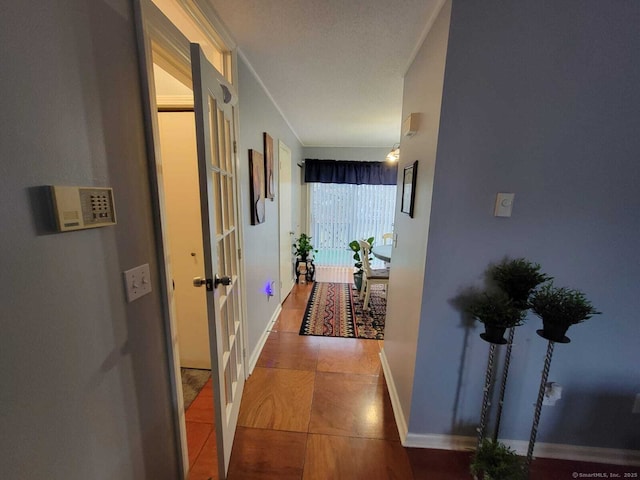 24 Deerwood Ln Unit 3, Waterbury, CT 06704 - corridor featuring french doors and baseboards