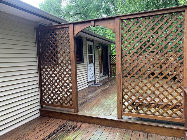 view of deck