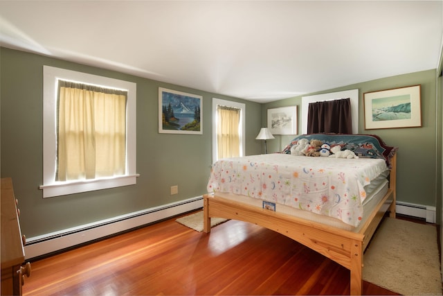 2 Perry St, Salisbury, CT 06039 - bedroom featuring a baseboard radiator and wood finished floors