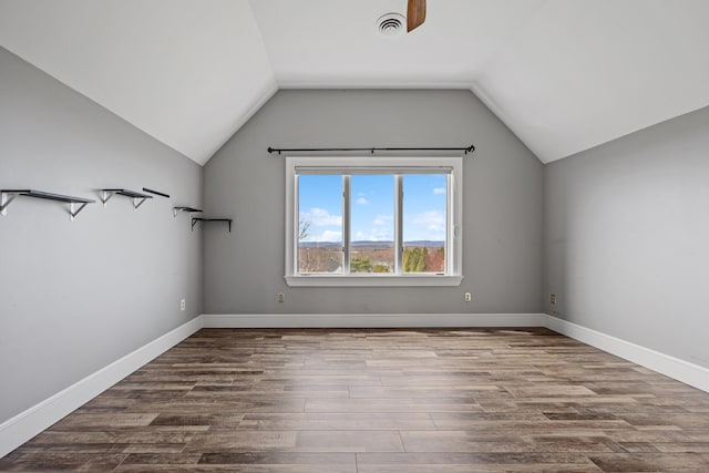 14 Turnberry Rd, Wallingford, CT 06492 - bonus room featuring lofted ceiling, wood finished floors, and baseboards