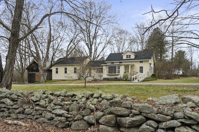 84 Roast Meat Hill Rd, Killingworth, CT 06419 - view of front of home with a front yard