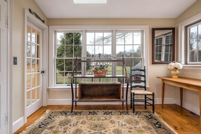120 Boston Post Rd, Old Lyme, CT 06371 - sitting room featuring healthy amount of natural light and wood finished floors