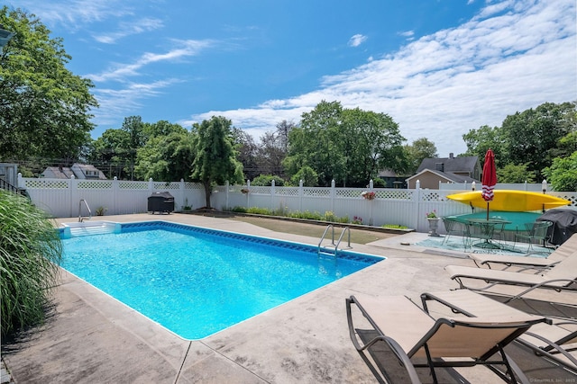 120 Boston Post Rd, Old Lyme, CT 06371 - view of swimming pool with a patio and a fenced backyard