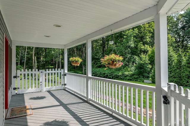 34 Kent Rd, Warren, CT 06754 - view of porch