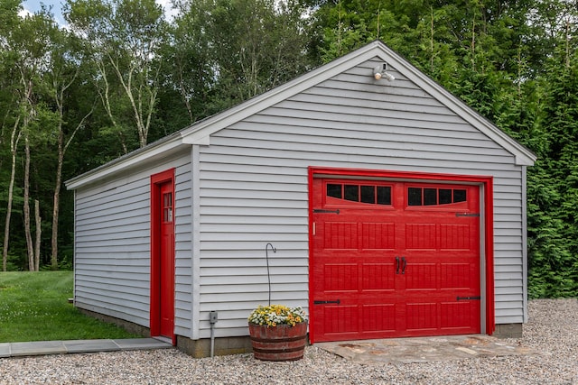34 Kent Rd, Warren, CT 06754 - view of detached garage