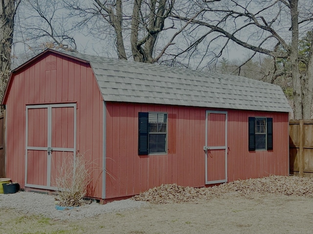 18 Nancy Dr, Enfield, CT 06082 - view of shed featuring fence
