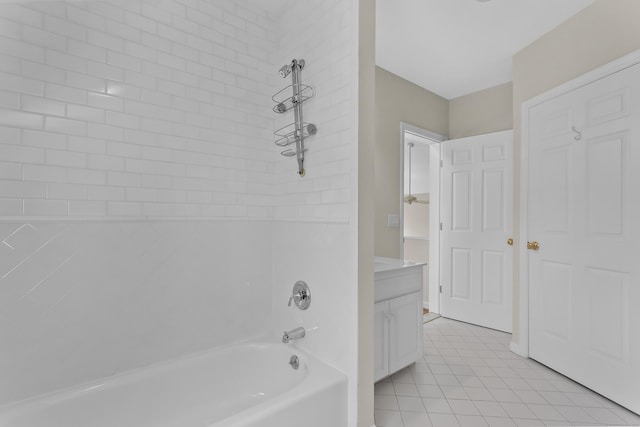 285 Greens Farms Rd, Westport, CT 06880 - full bathroom featuring  shower combination, vanity, and tile patterned floors