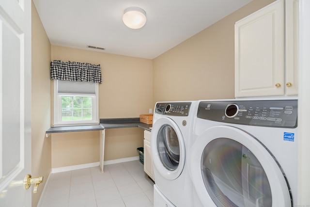 4 Shoreview Ln, Danbury, CT 06811 - laundry area with washer and clothes dryer, cabinet space, baseboards, and light tile patterned floors