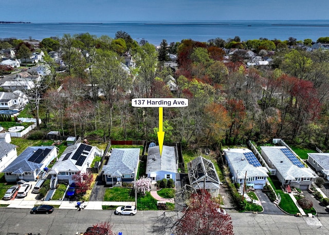 137 Harding Ave, West Haven, CT 06516 - aerial view of residential area with a nearby body of water