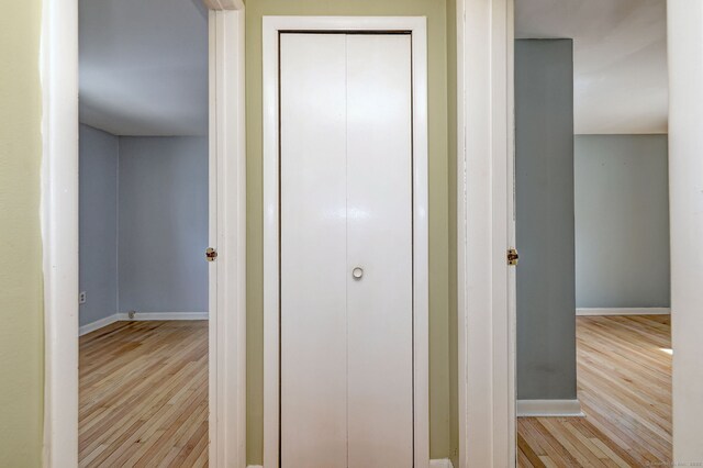 137 Harding Ave, West Haven, CT 06516 - corridor with wood finished floors and baseboards
