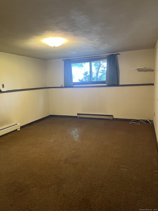 8 E Gate Rd, Danbury, CT 06811 - unfurnished room featuring a baseboard radiator, carpet floors, and baseboard heating