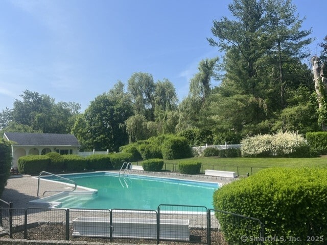 8 E Gate Rd, Danbury, CT 06811 - view of swimming pool with a patio